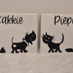 Kakkie & Piepie tegels