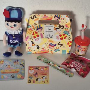 Happymeal box sinterklaas - met pietenknuffel