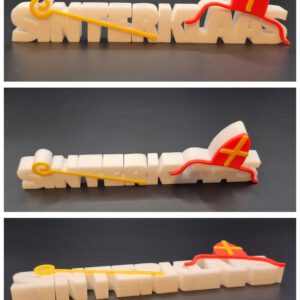 3D woord sinterklaas