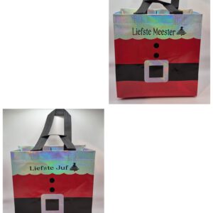 Cadeau tas met tekst naar wens