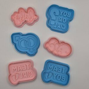 Babyshower / gender reveal uitstekers