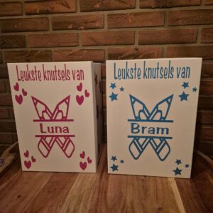 Knutsel bewaardoos wit