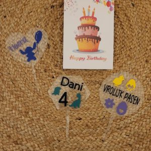 Gepersonaliseerde taarttopper