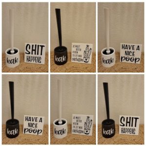 Toilet set (borstel+tegel)