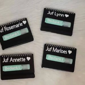 Notitieboekje met marker