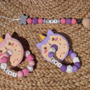 Voorbeeld speenkoord & bijtringen