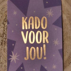 Mini kaartje kado voor jou