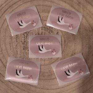 Stickers hallo lieve baby