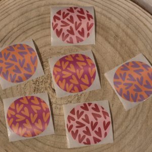 Stickers hartjes