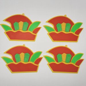 Decoratie hangers voor aan tak / raam etc set van 4