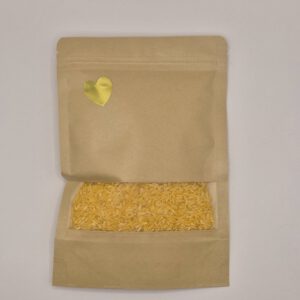 Oranje gekleurde rijst