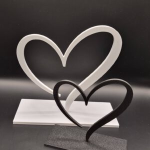 Decoratie beeld hart groot