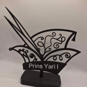 Prinsensteek groot op standaard gepersonaliseerd