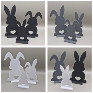 Set van 3 staande haasjes