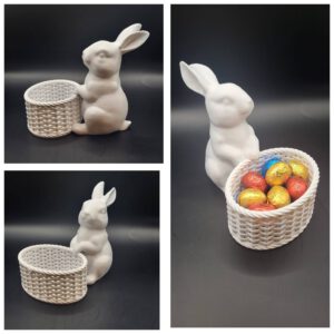 Paashaasje met mandje