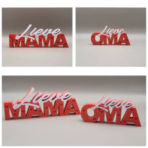 Lieve mama / Lieve oma woord