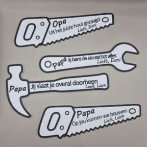 Vaderdag gepersonaliseerd gereedschap