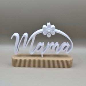 Mama staande woord op houder