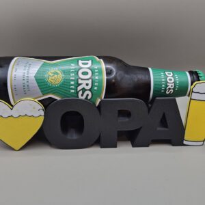 Bier fles houder opa