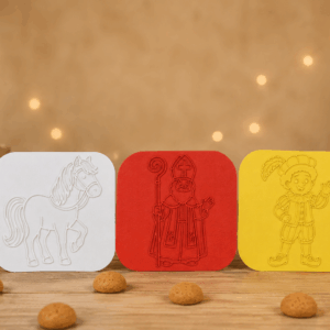 Zand stempels sinterklaas