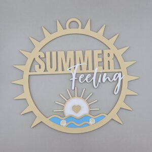 Wandcirkel summer feeling