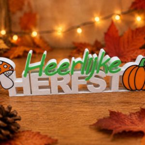 3D woord heerlijke herfst 1