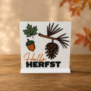 Herfst decoratiebordje