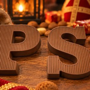 'Chocolade' letters ribbel